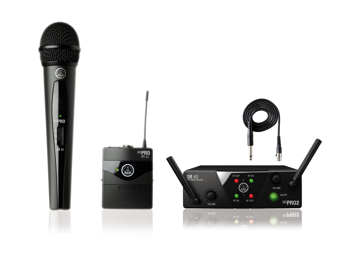 Mikrofon bezprzewodowy AKG WMS 40 Mini2 DUAL Mix Set US45A/C