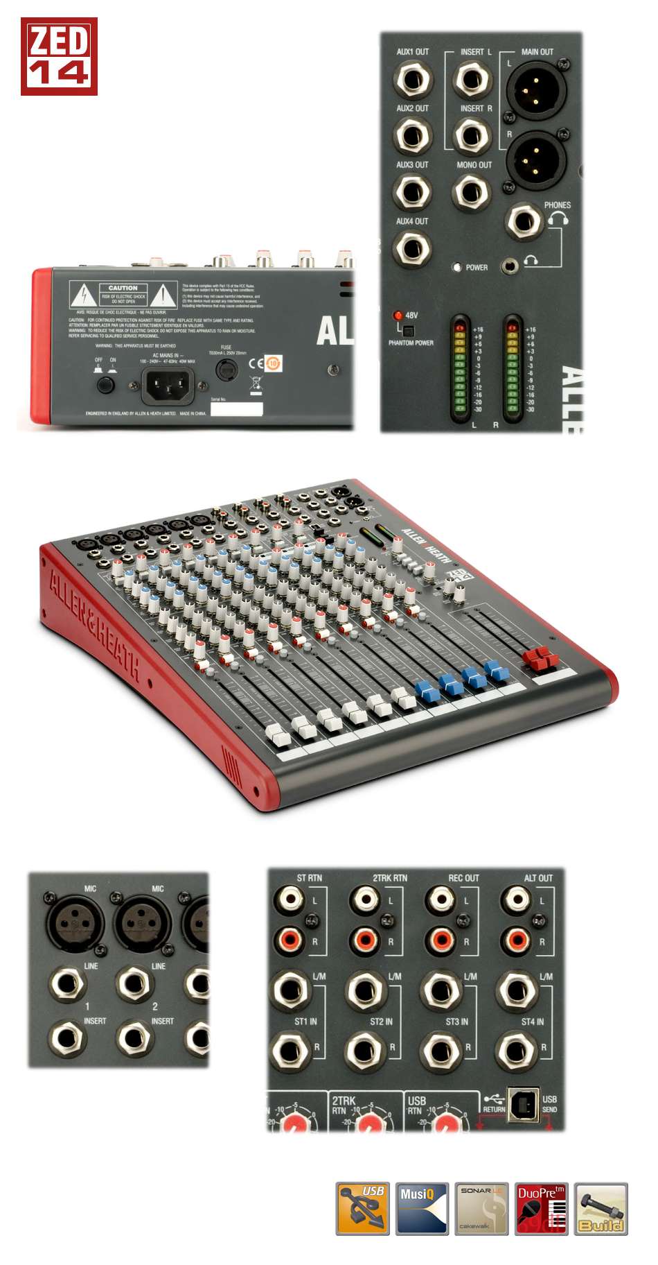 Mikser audio Allen&Heath ZED 14