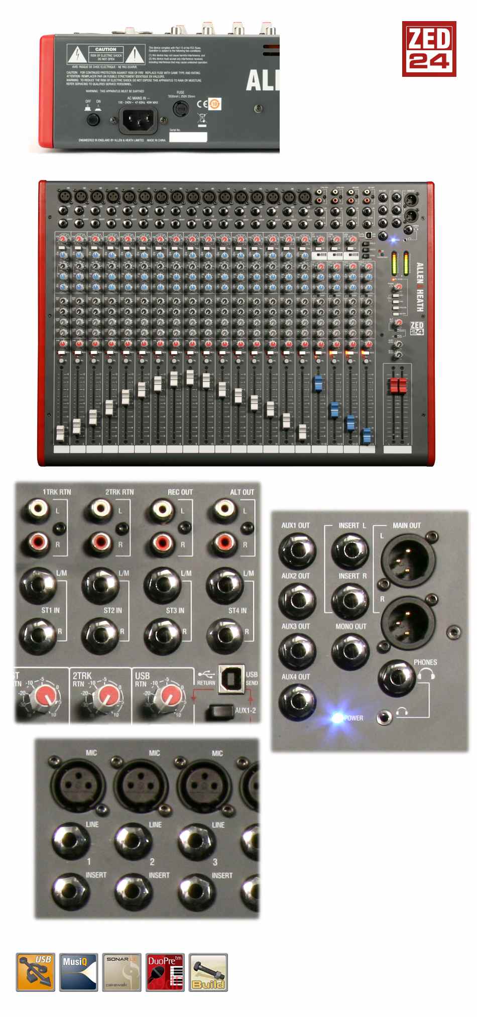 Mikser audio Allen&Heath ZED 24