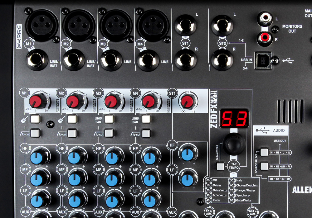 Mikser audio Allen&Heath ZEDi 10FX - miniatura