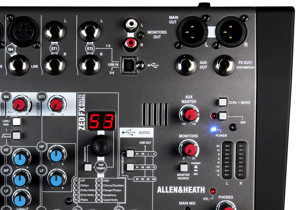 Mikser audio Allen&Heath ZEDi 10FX - miniatura