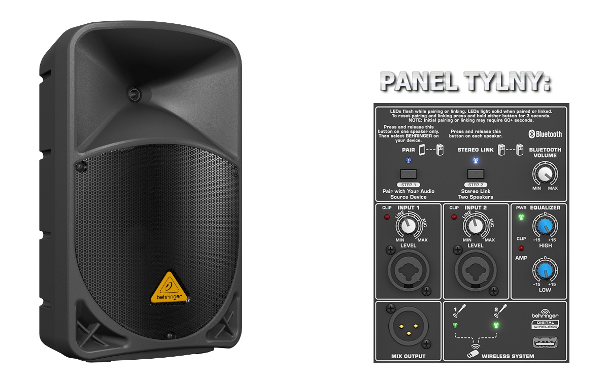 Kolumna aktywna BEHRINGER EUROLIVE B112W /Bluetooth