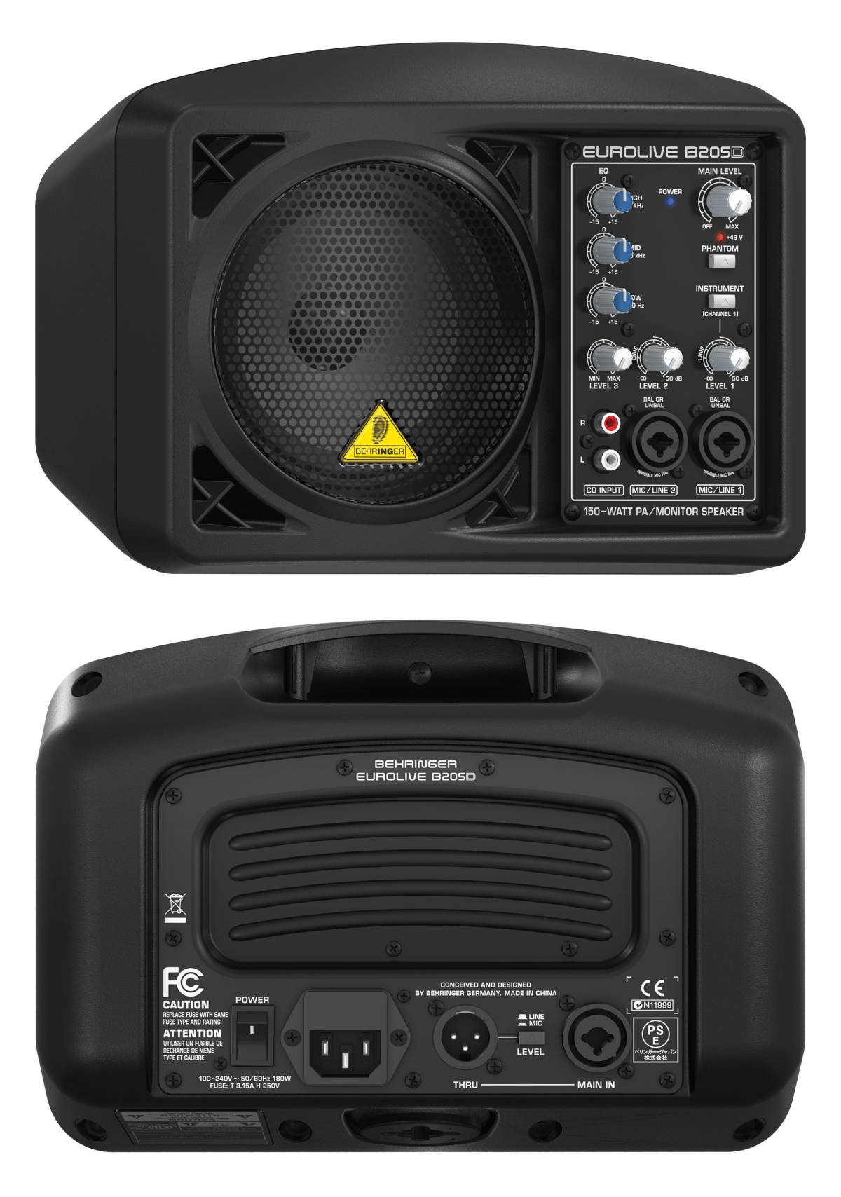 Kolumna aktywna BEHRINGER EUROLIVE B205D /Monitor odsłuchowy
