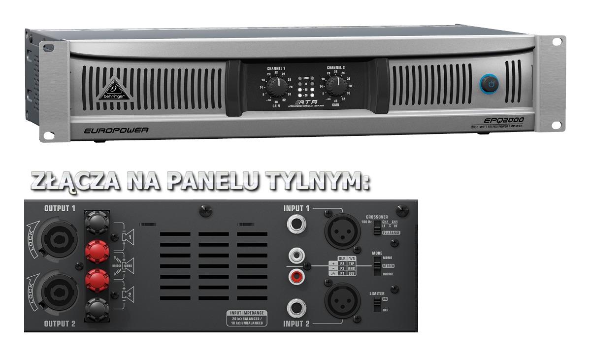 BEHRINGER EUROPOWER EPQ2000