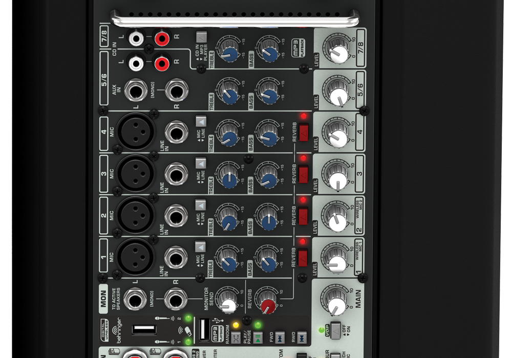 Zestaw nagłośnieniowy BEHRINGER EPS500MP3 - miniatura