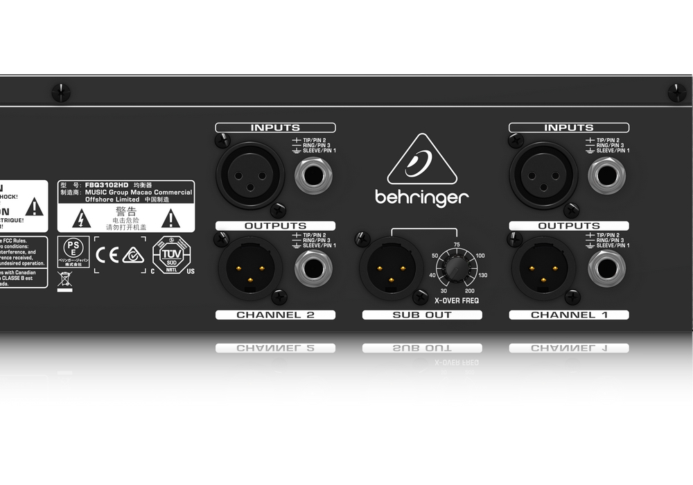 Korektor graficzny BEHRINGER FBQ3102HD - miniatura