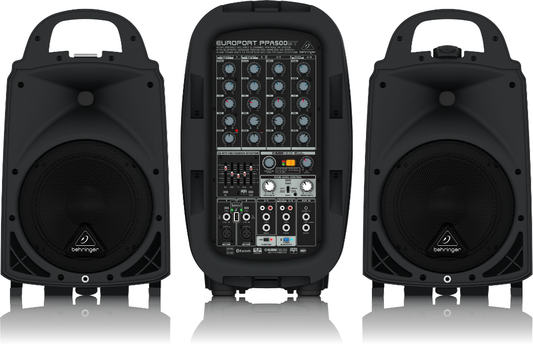 Zestaw nagłośnieniowy BEHRINGER PPA500BT