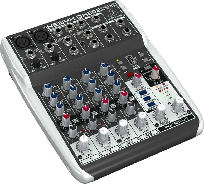Mikser audio BEHRINGER XENYX QX602MP3