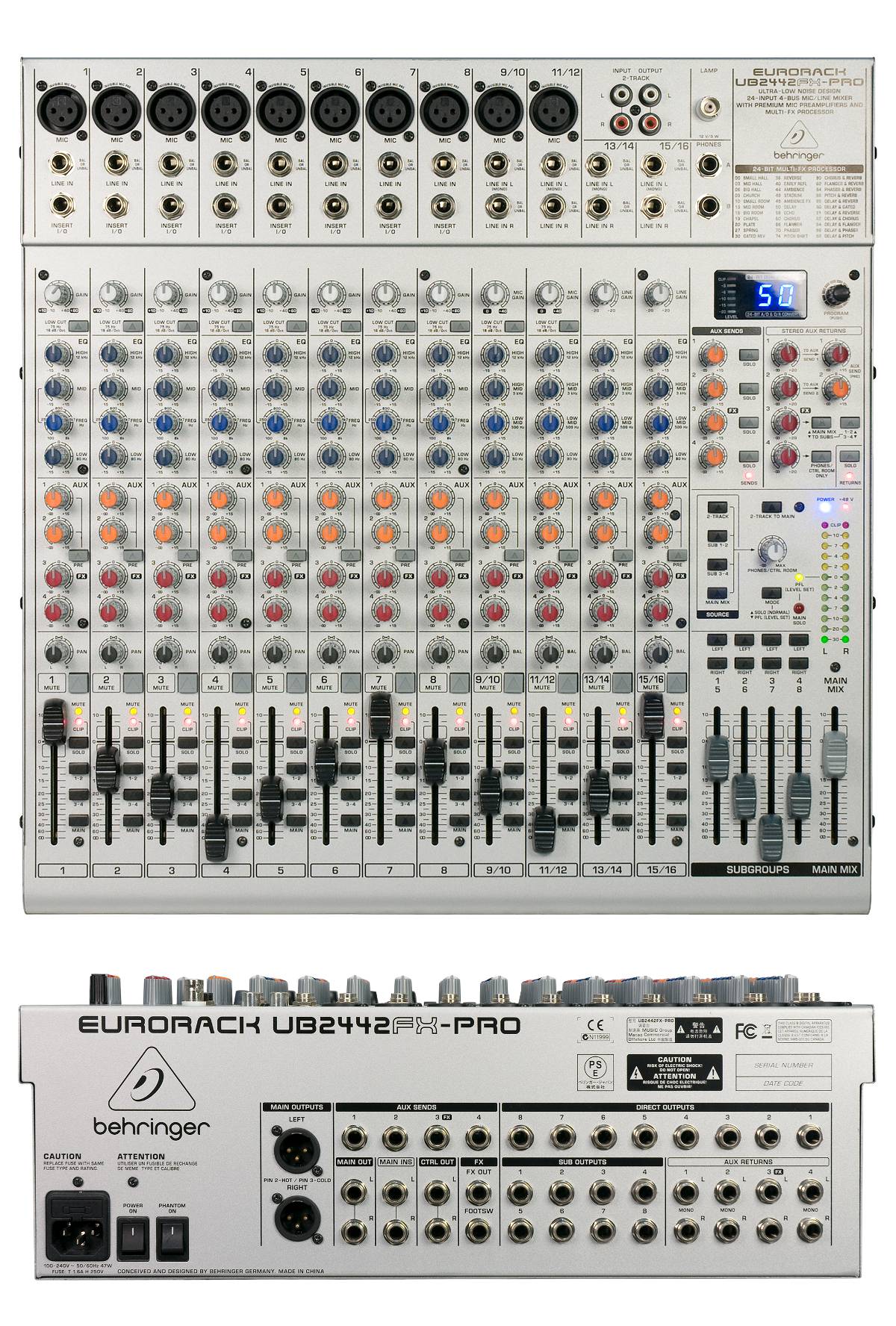 BEHRINGER EURORACK UB2442FX-PRO