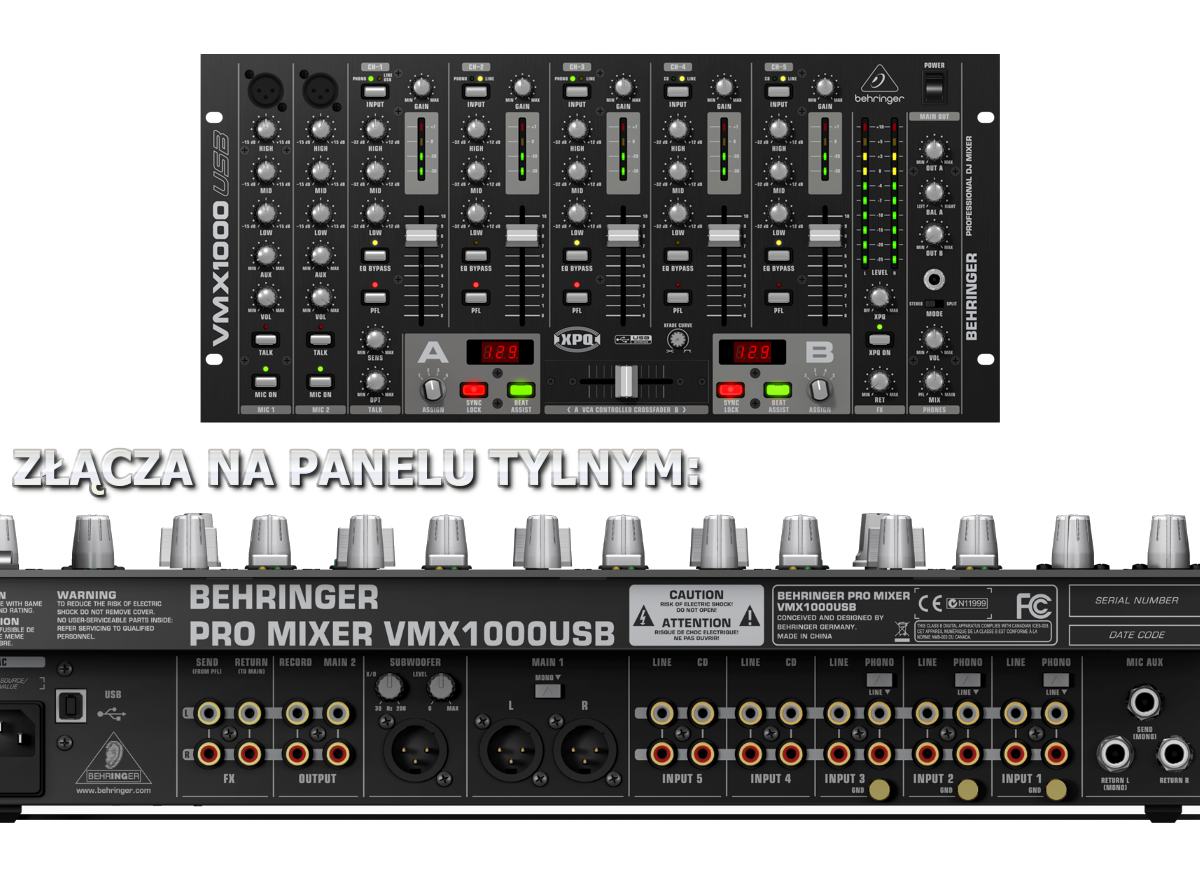 BEHRINGER PRO MIXER VMX1000USB
