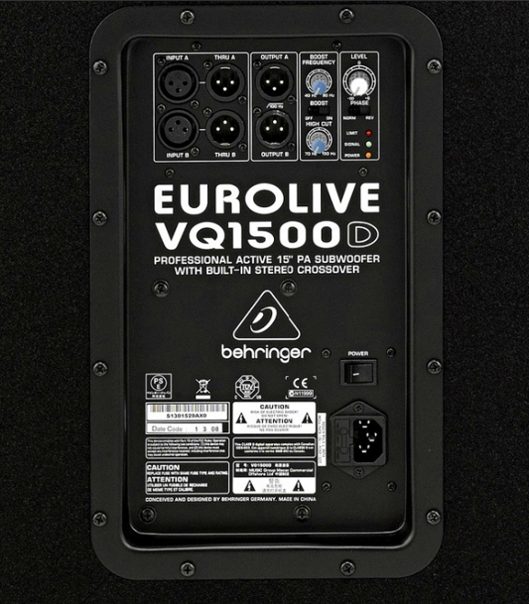 Subbas BEHRINGER EUROLIVE VQ1500D /Aktywny - miniatura