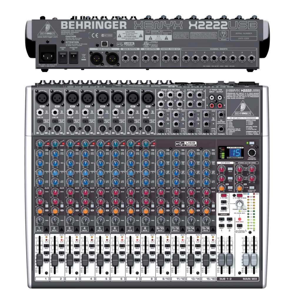 Mikser audio BEHRINGER XENYX X2222USB