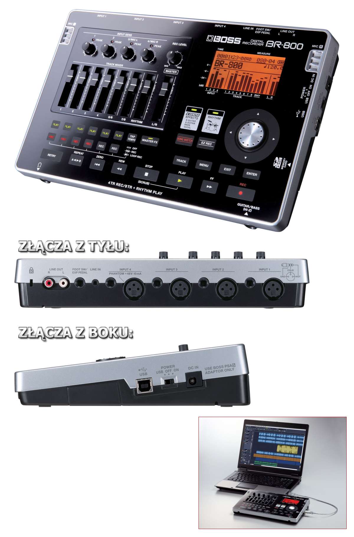 BOSS BR-800, cena, opinie | MusicAudio.pl