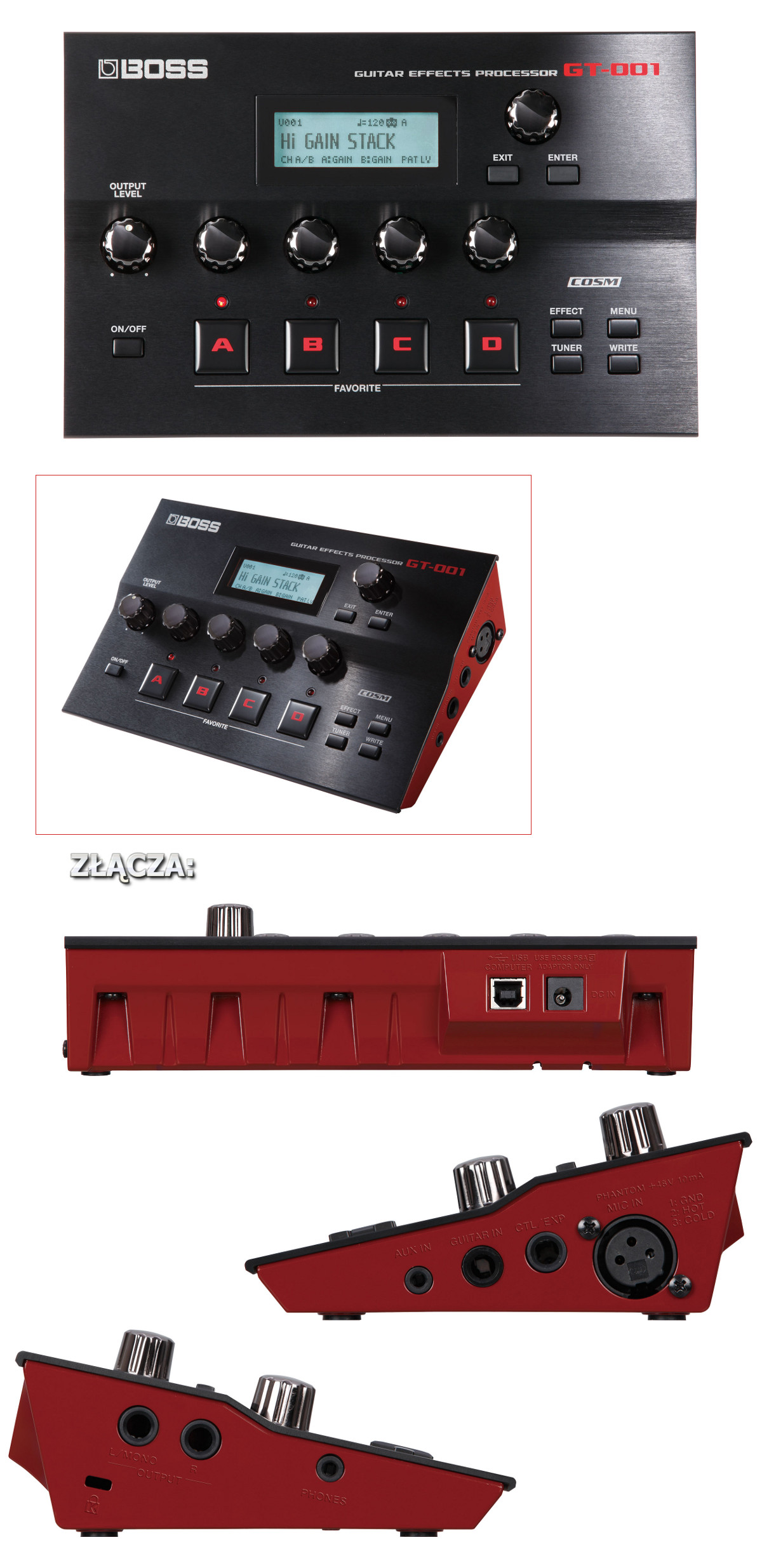 ギター Boss GT-001 BOSS GT-001 Multiefekt gitarowy, cena, opinie | MusicAudio.pl