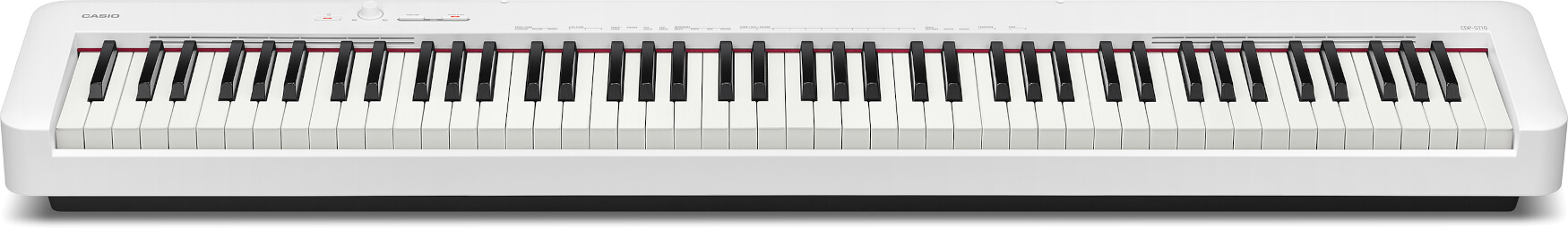 Pianino cyfrowe CASIO CDP-S110 WE - miniatura