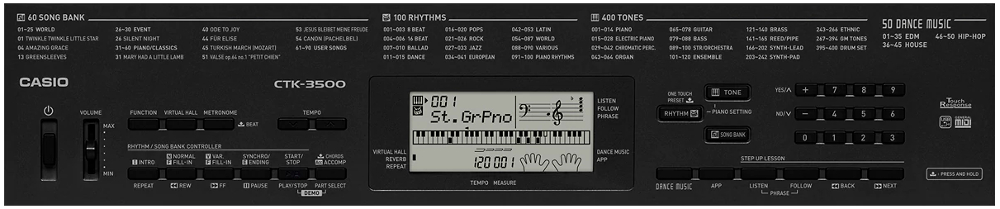 CASIO CTK-3500 - miniatura