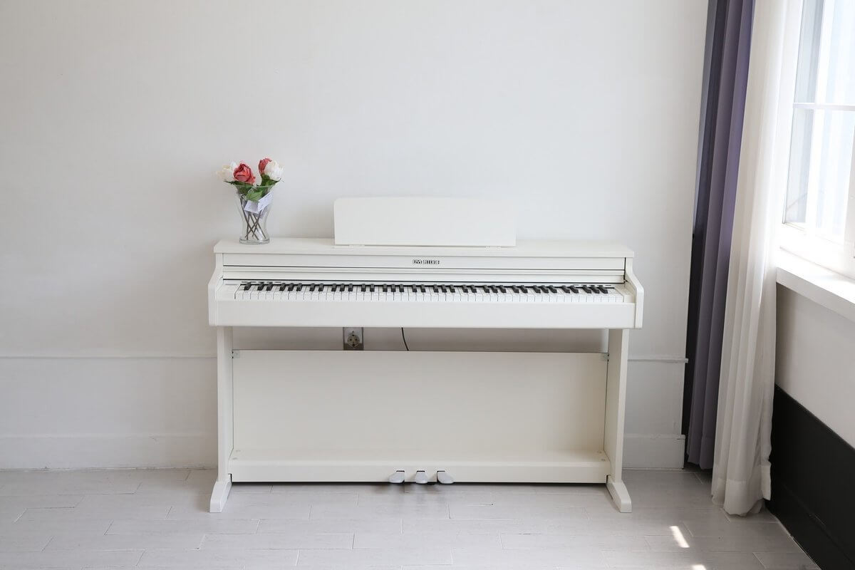 Pianino cyfrowe Dynatone SLP-260 WH + LEKCJE GRY GRATIS - miniatura