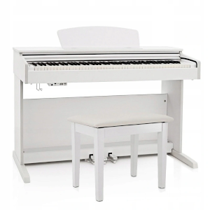 Pianino cyfrowe Dynatone SLP-175 WH + ŁAWA + LEKCJE GRY GRATIS
