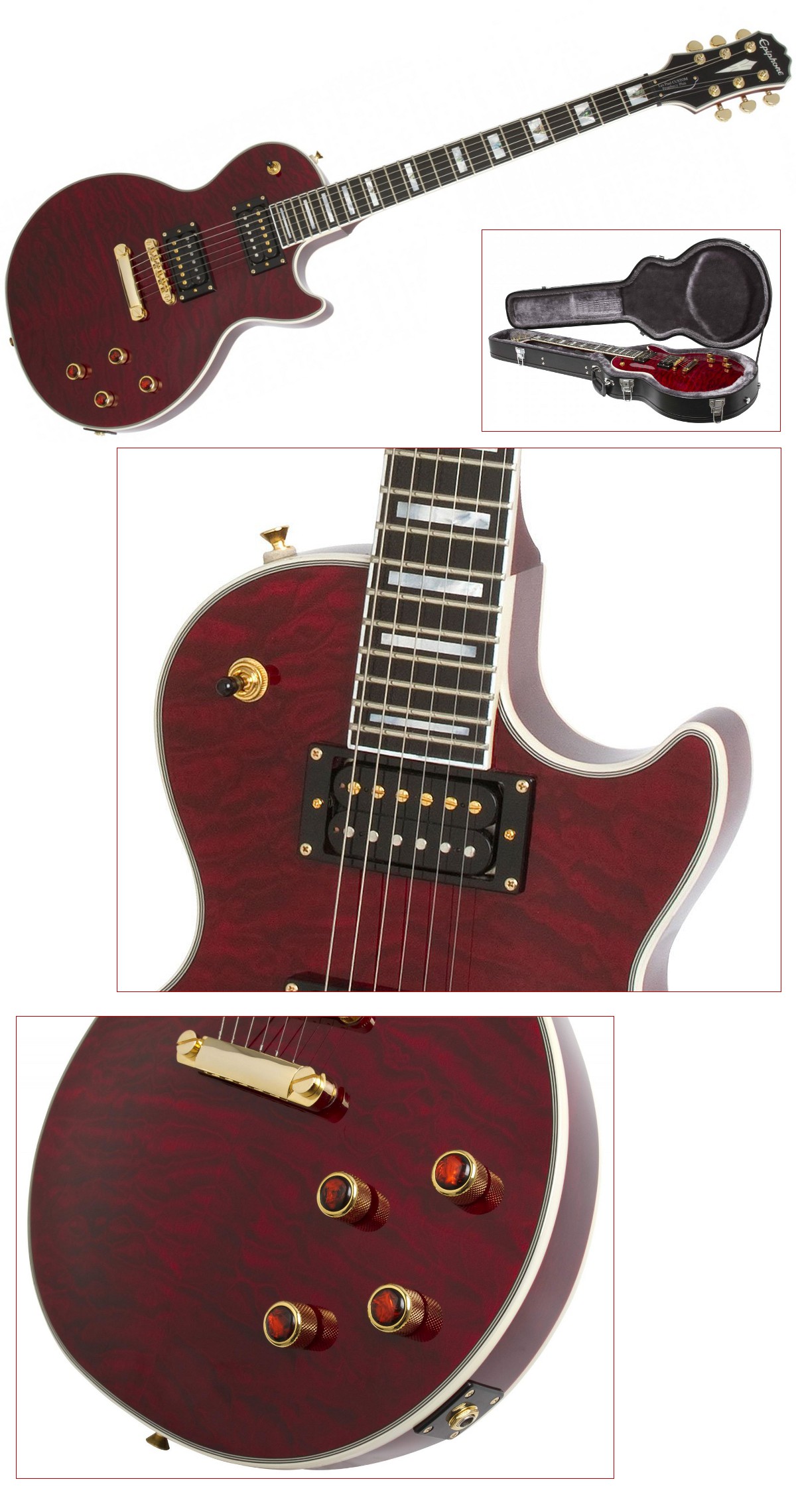 Epiphone Prophecy Les Paul Custom Plus GX BC