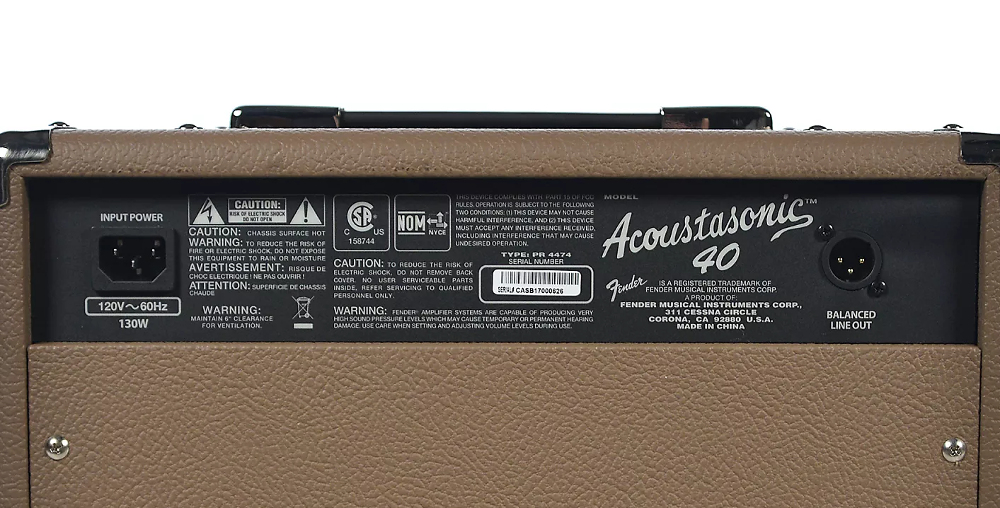 Wzmacniacz akustyczny Fender Acoustasonic 40 - miniatura