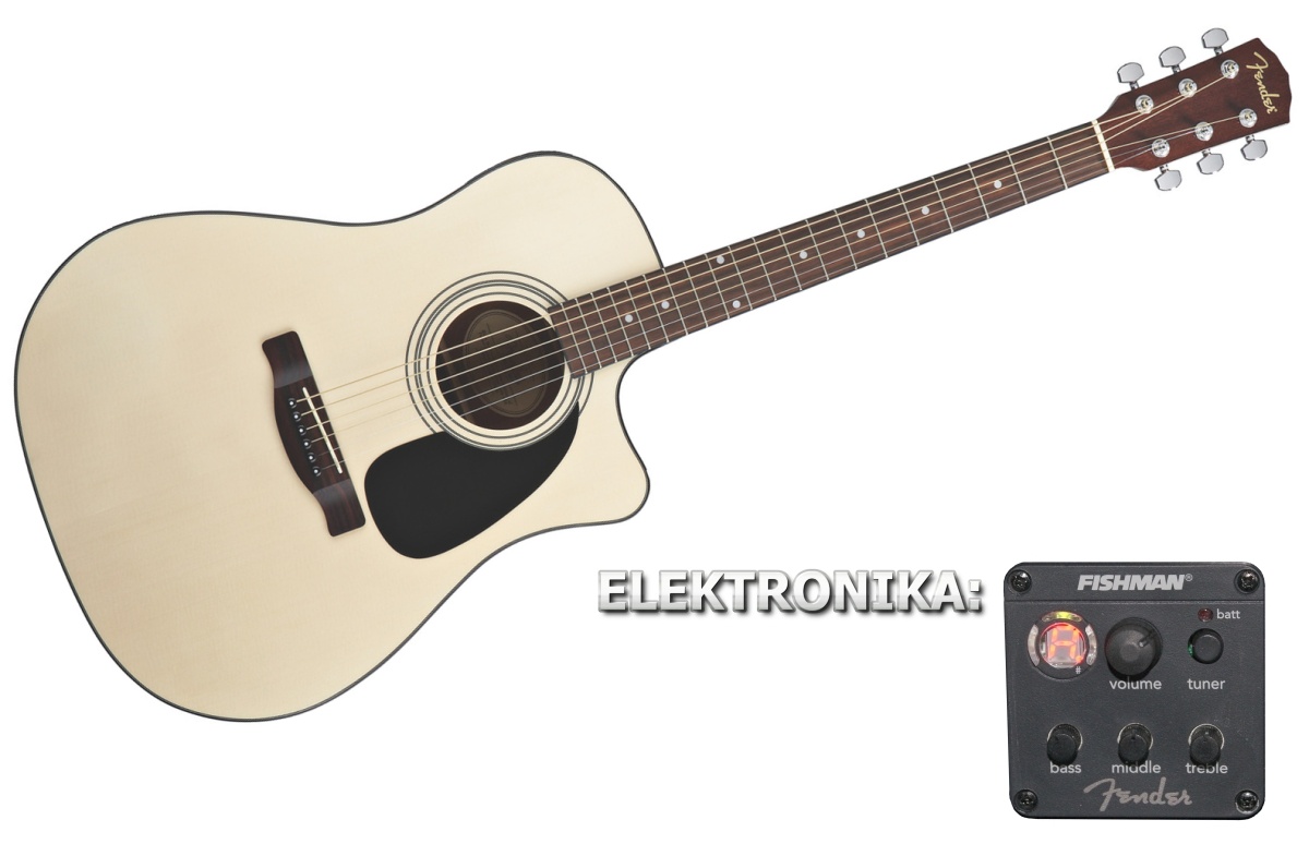 Fender CD-60CE NAT - Wyprzedaż!
