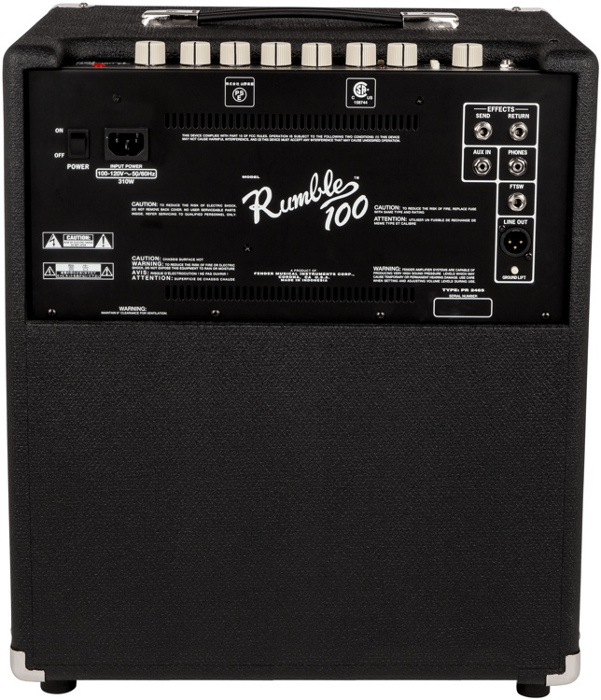 Wzmacniacz basowy Fender Rumble 100 v3 - miniatura