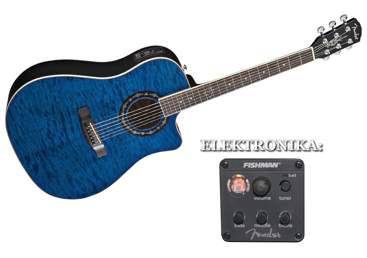 Fender T-Bucket 300CE Quilted Maple Top TB