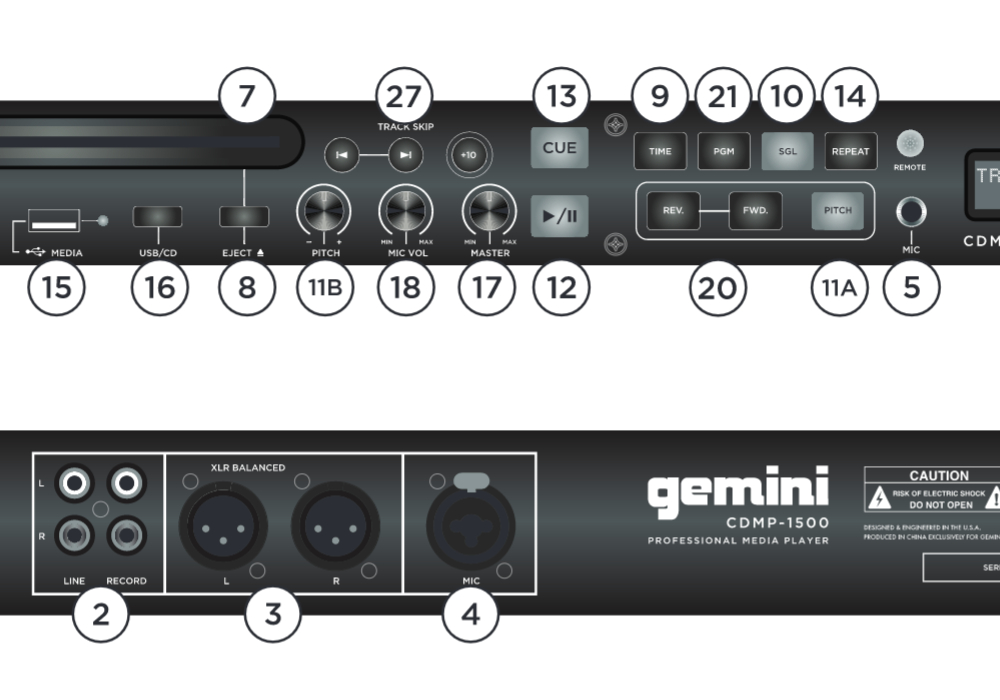 gemini CDMP-1500 - miniatura