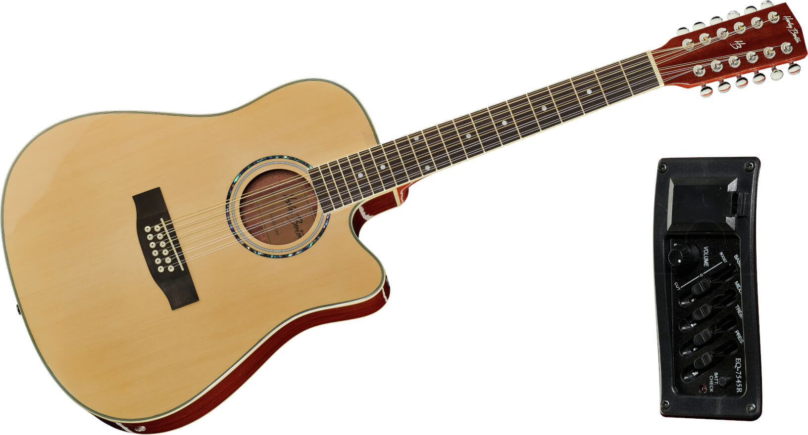 Harley Benton D-200CE-12 NT Pack - miniatura