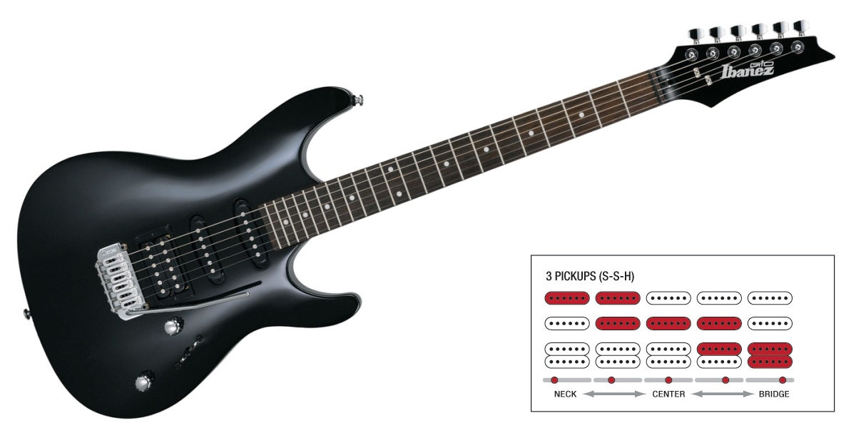 Gitara elektryczna Ibanez GSA60 BKN