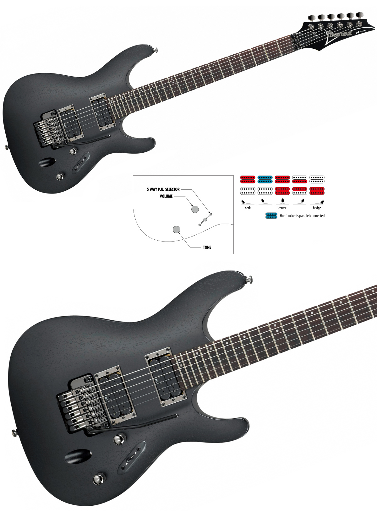 Gitara elektryczna Ibanez S520 WK