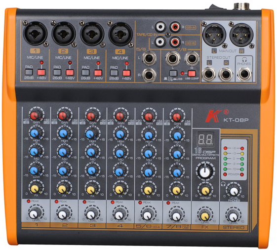 Mikser audio KARSECT KT-08P