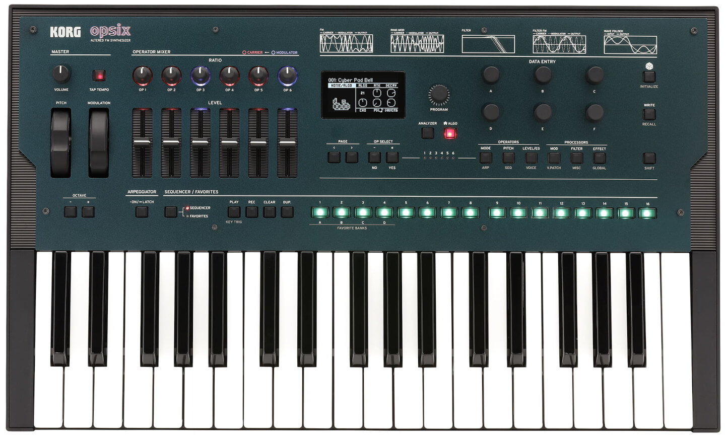 Syntezator FM KORG OPSIX - miniatura