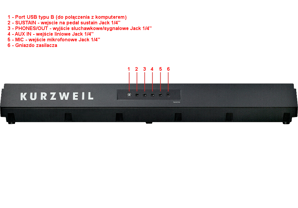 Keyboard KURZWEIL KP110 - miniatura
