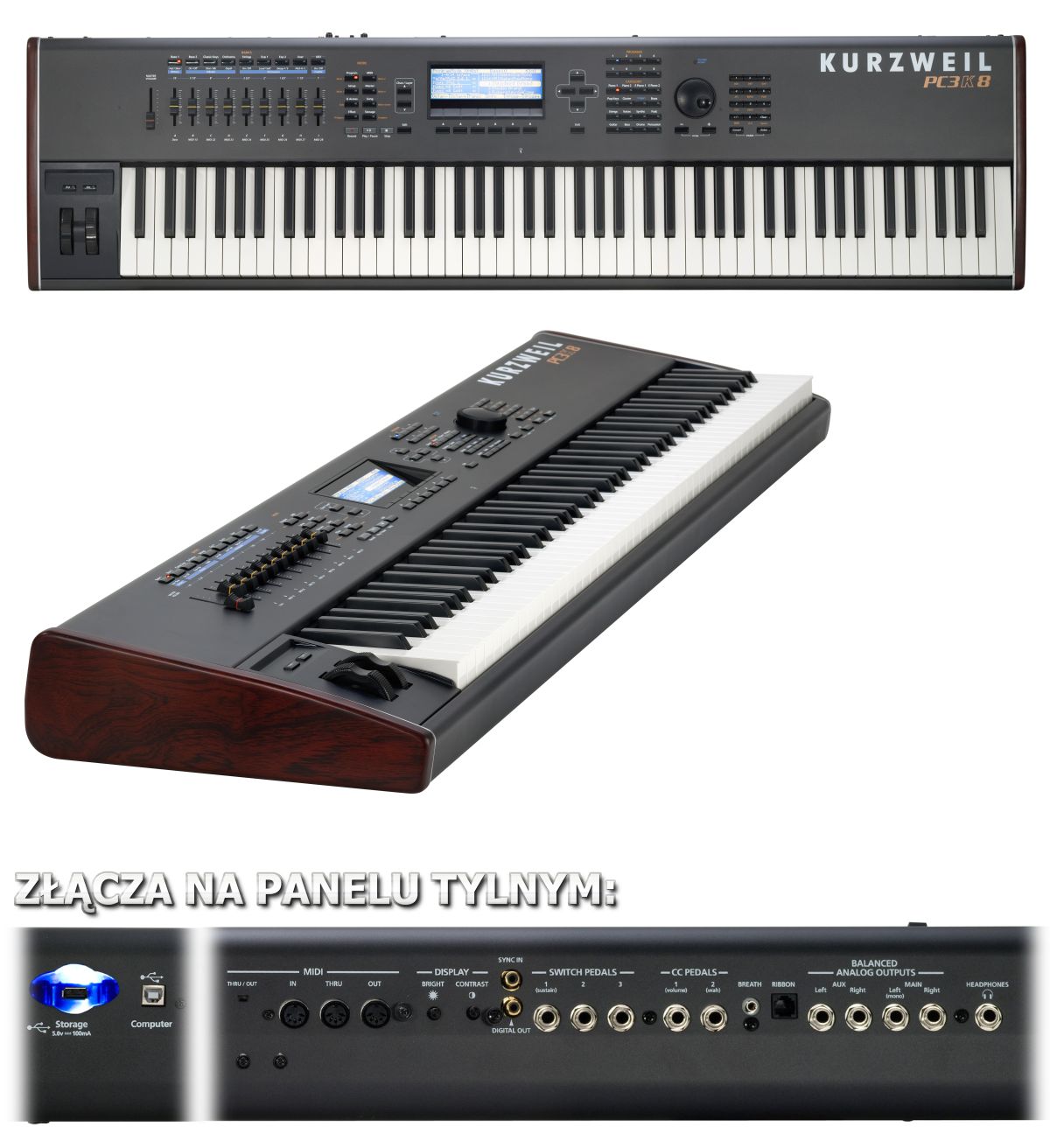 KURZWEIL PC3K 8