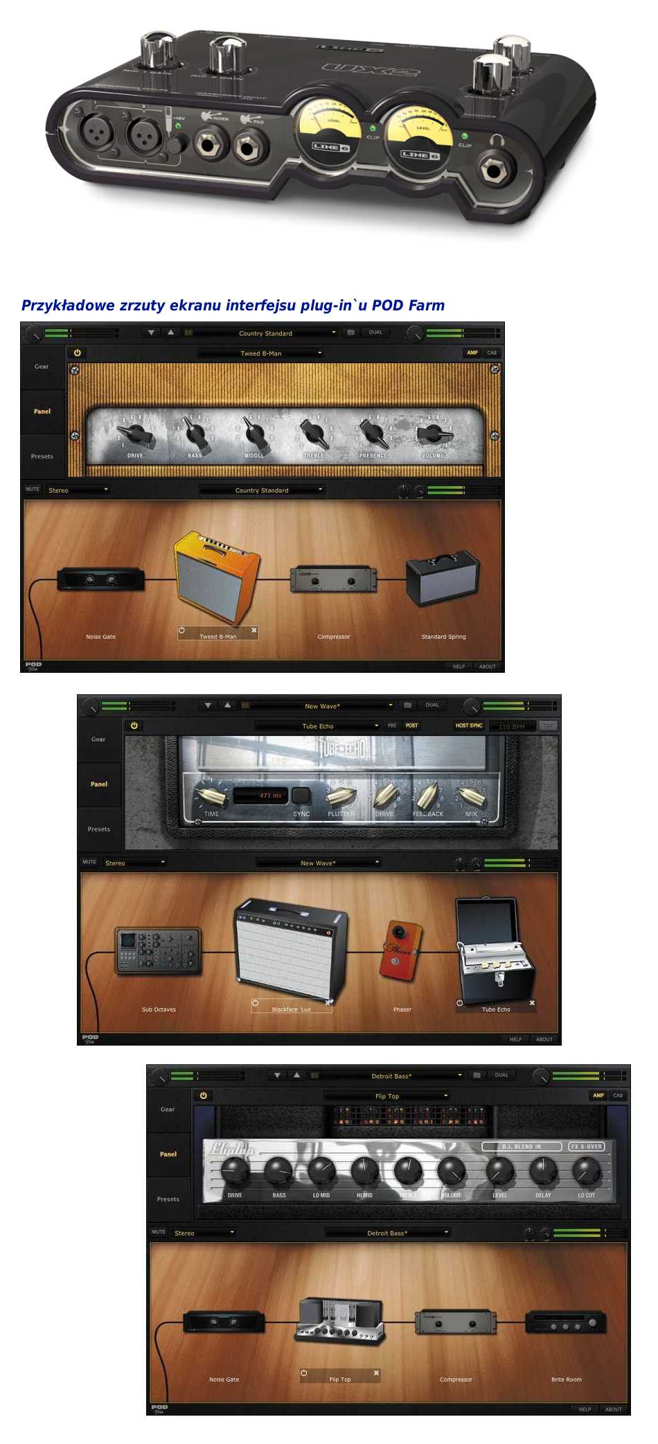 LINE6 POD Studio UX2