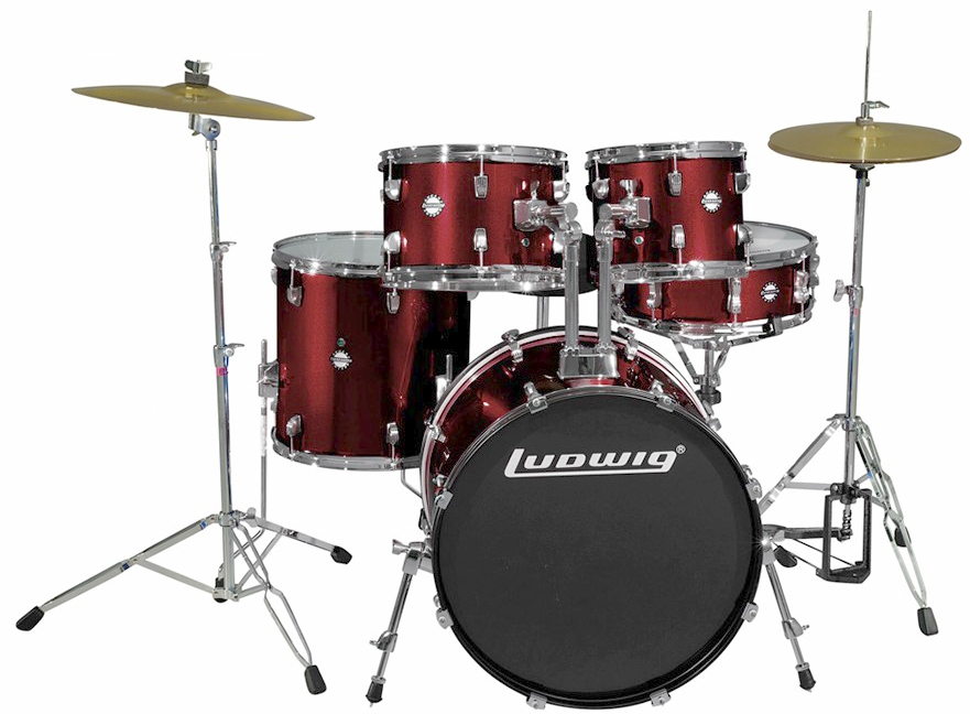 Ludwig Accent Drive LC175 4 Red