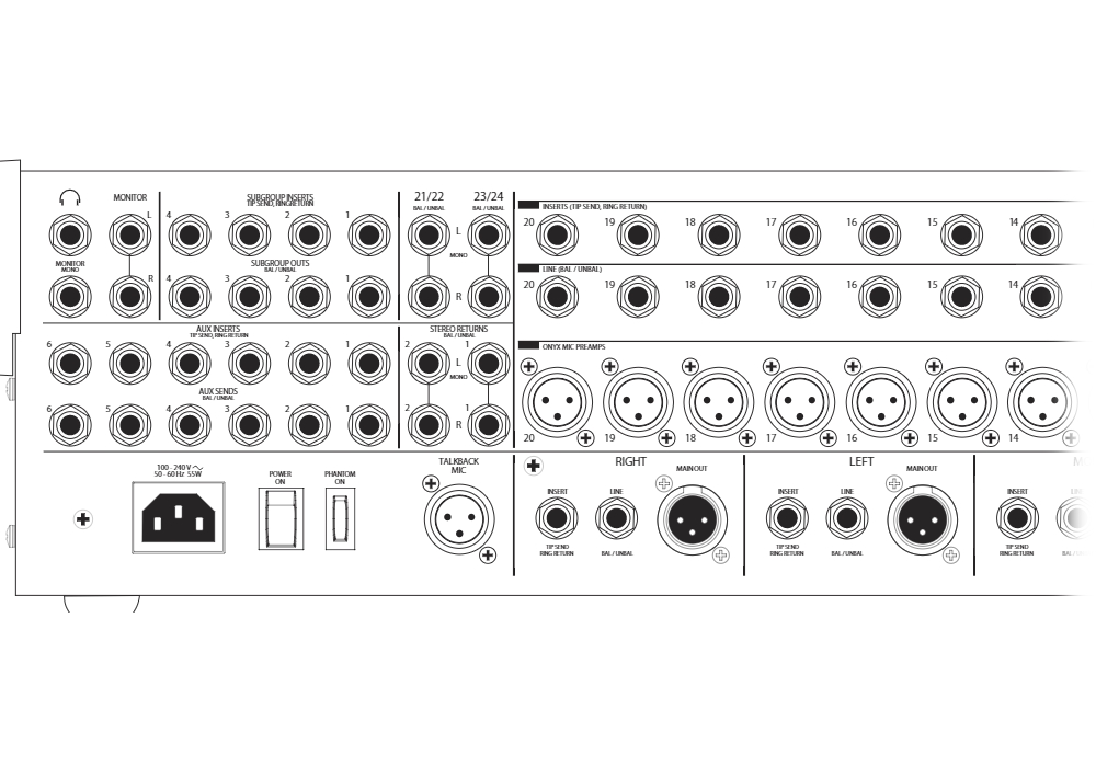 Mikser audio MACKIE 2404 VLZ4 - miniatura