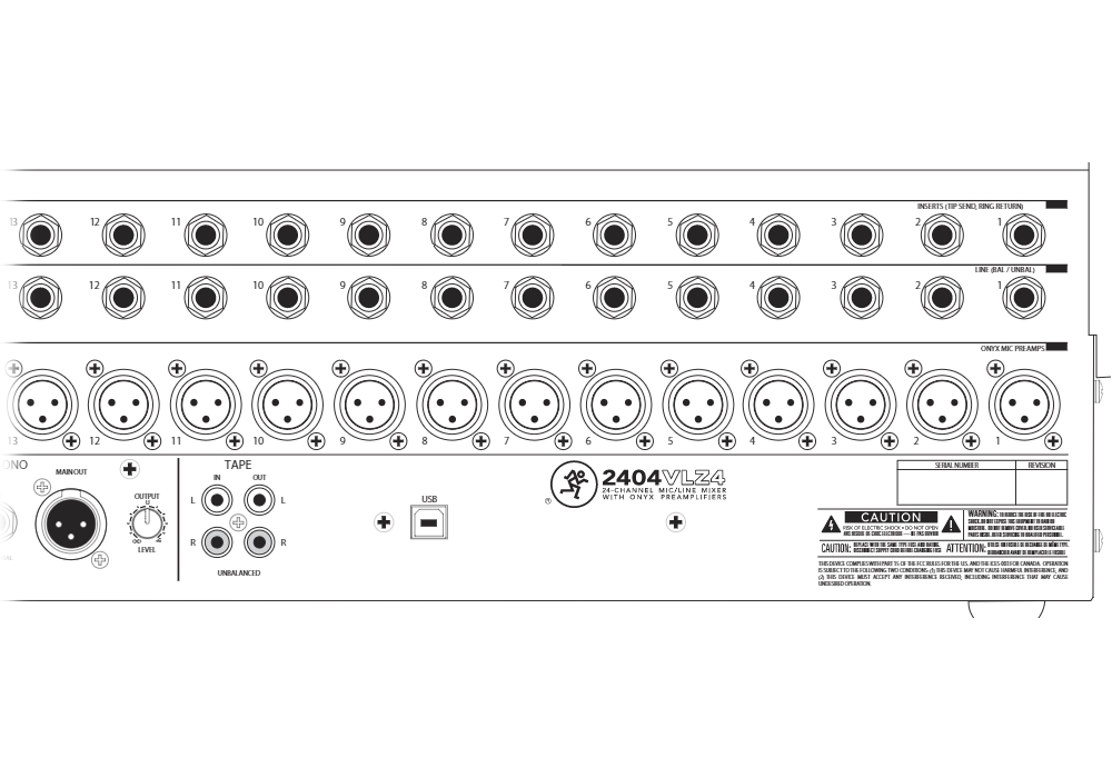 Mikser audio MACKIE 2404 VLZ4 - miniatura
