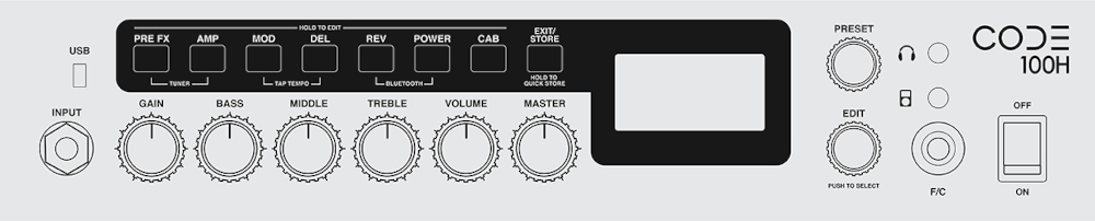 Marshall CODE-100H + CODE-212 Stack - miniatura