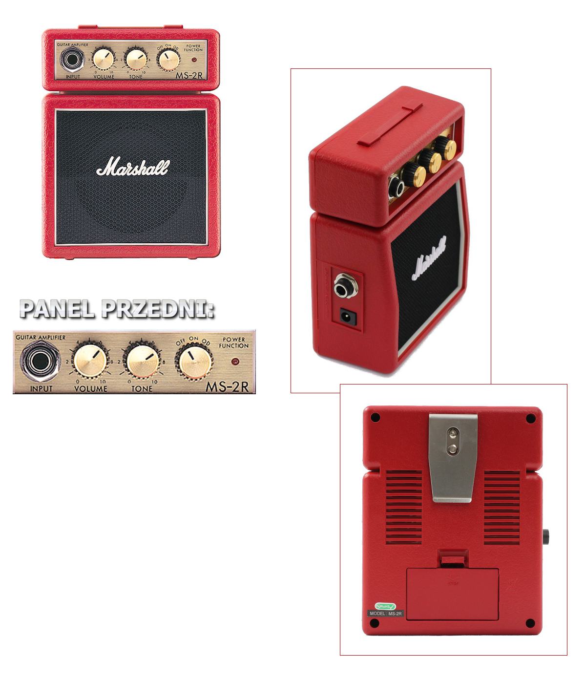 Wzmacniacz do gitary elektrycznej Marshall MicroAmp MS-2R
