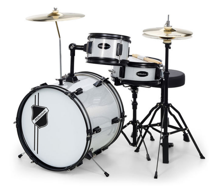 Millenium Youngster Drum Set Silver