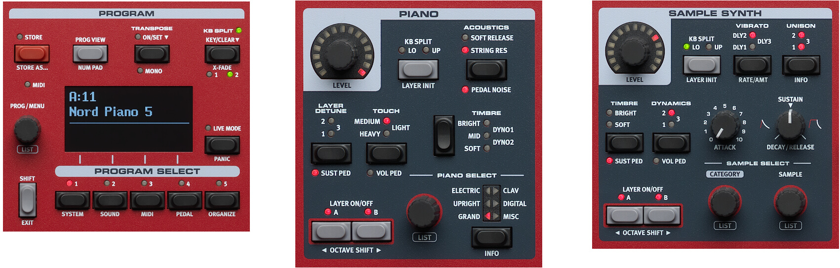 Pianino cyfrowe Nord Piano 5 88 /Przenośne - miniatura