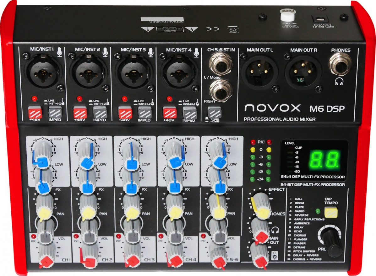 Mikser novox M6 DSP MKII