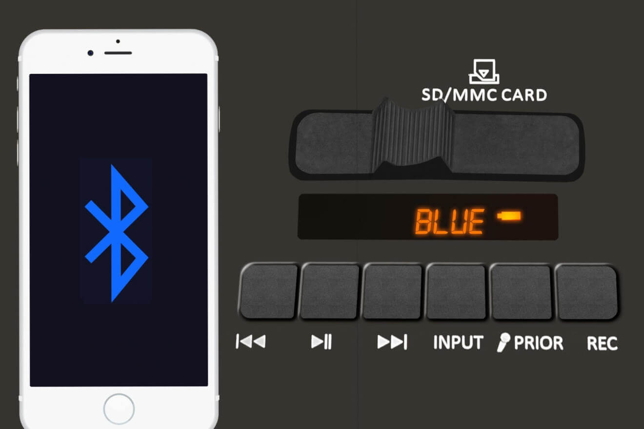 Zestaw nagłośnieniowy novox MOBILITE ORANGE /akumulator /bluetooth - miniatura