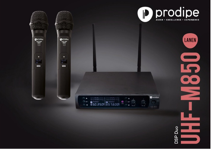 Mikrofon bezprzewodowy Prodipe M850 DSP DUO UHF (528-578MHz) - miniatura