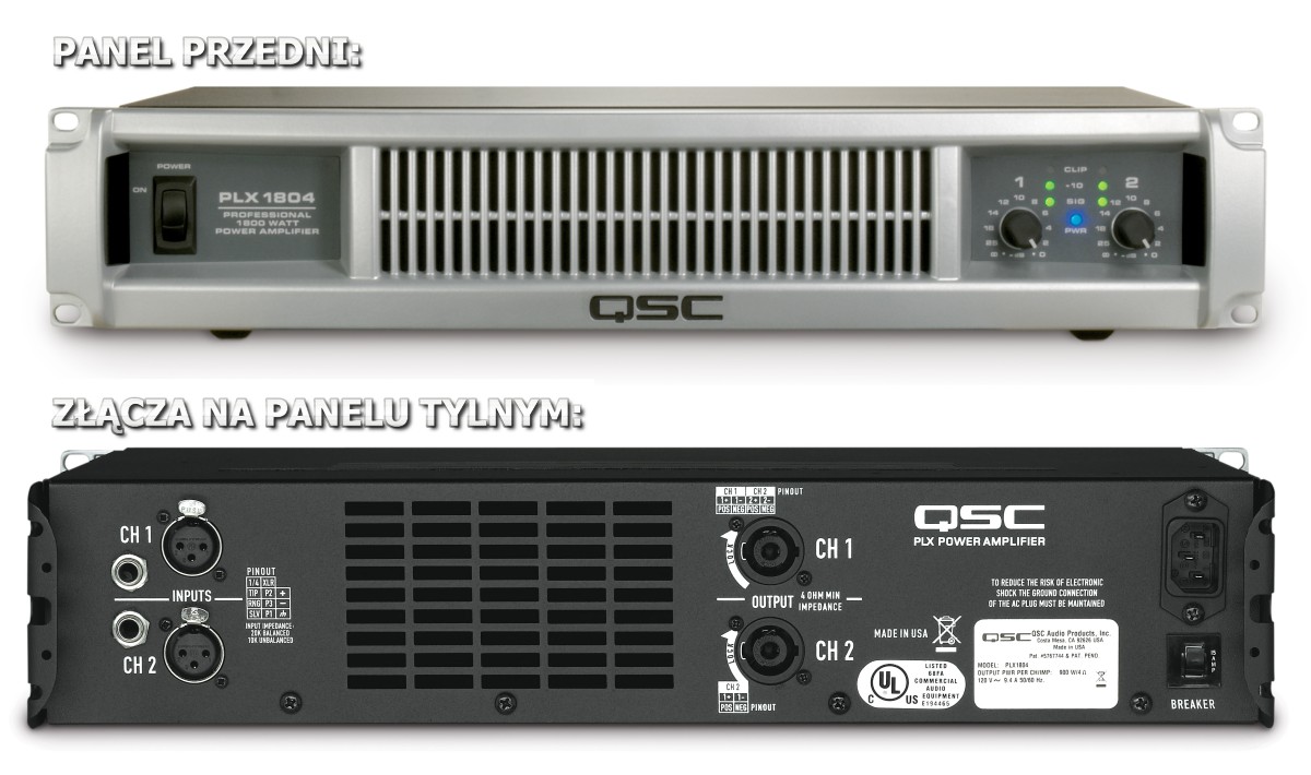 QSC PLX1804, cena, opinie | MusicAudio.pl