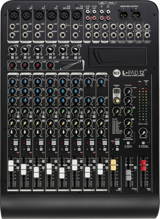 Mikser audio RCF L-PAD 12CX - miniatura
