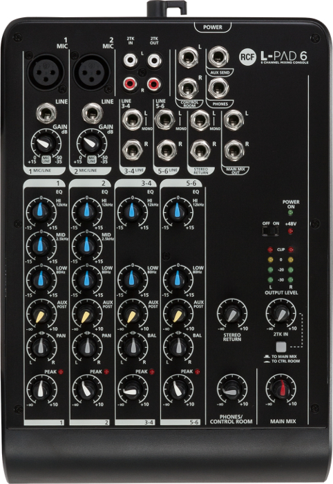 Mikser audio RCF L-PAD 6 - miniatura