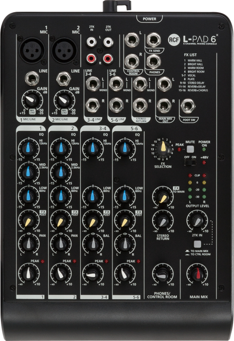 Mikser audio RCF L-PAD 6X - miniatura